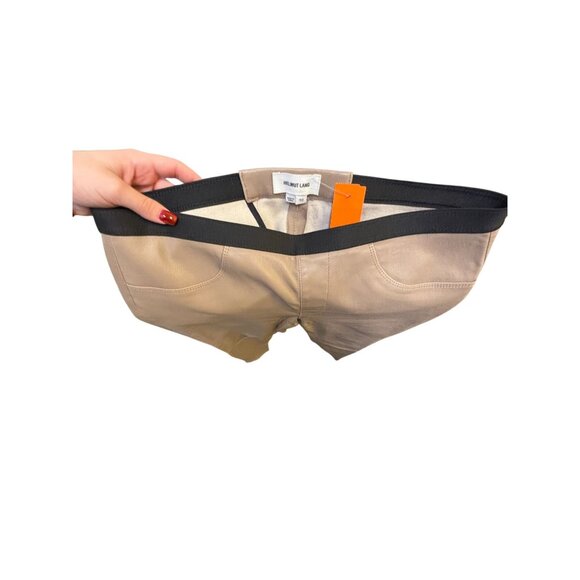 Helmut Lang Lamb Leather Pants Cocoa Size 10 - Picture 3 of 6